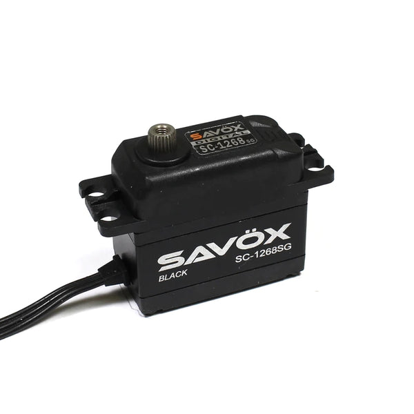 25kg @ 7.4V HV Brushless Steel Gear STD Digital Servo, Savox SC-1268SG