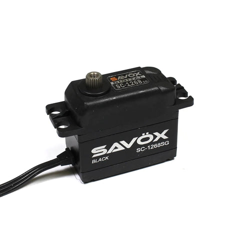 25kg @ 7.4V HV Brushless Steel Gear STD Digital Servo, Savox SC-1268SG