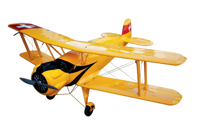 Bucker Bu-133 Jungmeister, 20-26cc 65" Yellow ARF Kit - NEW 2025, Seagull Models