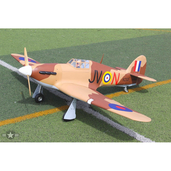 Hawker Hurricane 33cc 2.08m "Battle of Britain" ARF Kit, Including Electric Retracts, Seagull Models