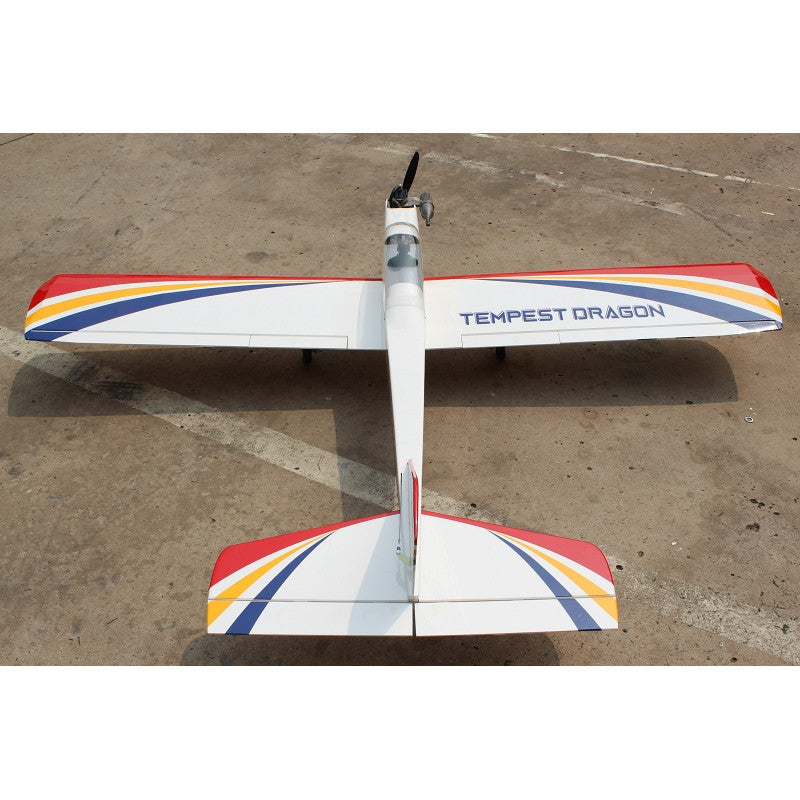 Wing Trainer Tempest Dragon Low Wing Trainer, 15 - 20cc 2.06m ARF Kit, Seagull Mode ...