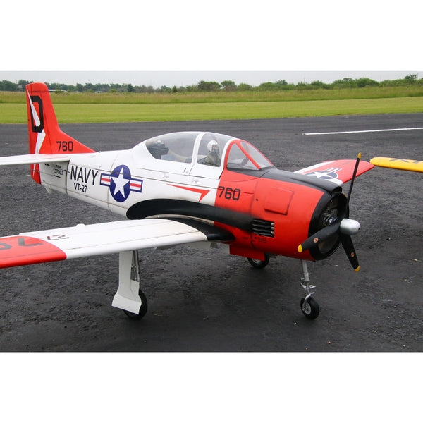 1/6th Scale T-28 Trojan 35-60cc 2.18m ARF Kit, Incl Retracts, Seagull Models