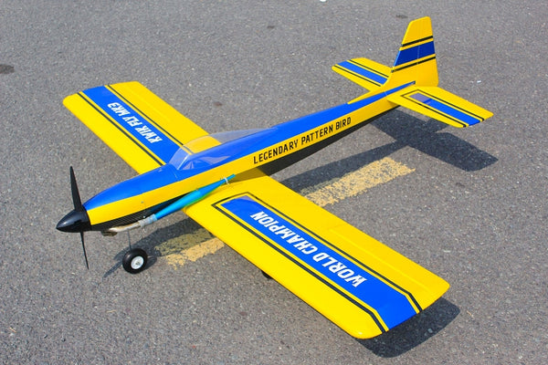 Pattern Kwik Fly Mk III, 63" ARF .46-55, Yellow/Blue ARF Kit - NEW 2025, Seagull Models