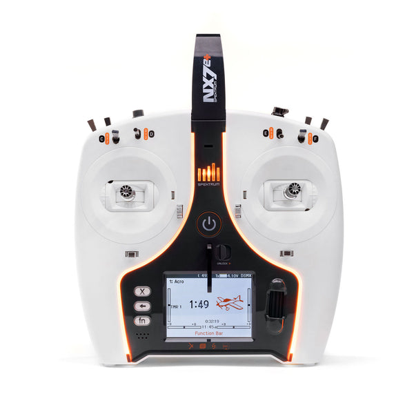 NX7e+ 14-Channel DSMX Transmitter Only, White, Spektrum