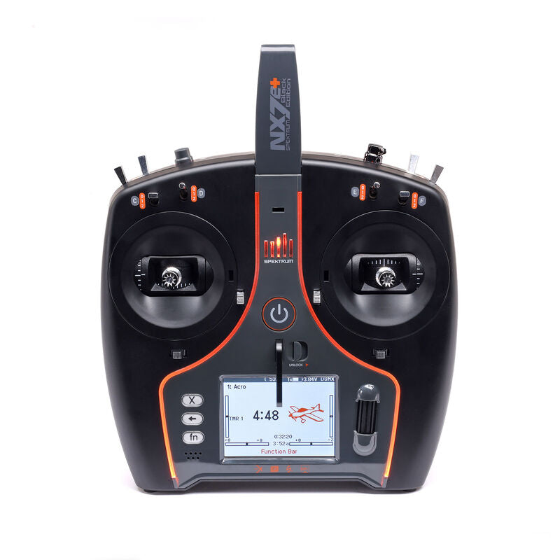 NX7e+ 14-Channel DSMX Transmitter Only, Black Edition, Spektrum