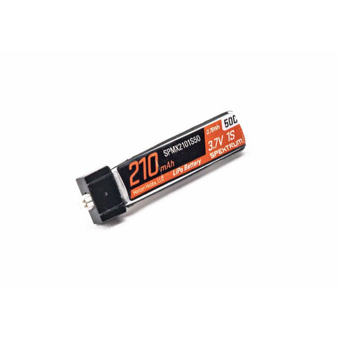 210mAh 1S 3.7V 50C LiPo Battery PH 1.25 Ultra Micro Plug, Spektrum