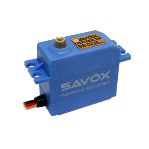 8kg @ 7.4V STD Size Waterproof Servo, Savox SW-0230MG PLUS