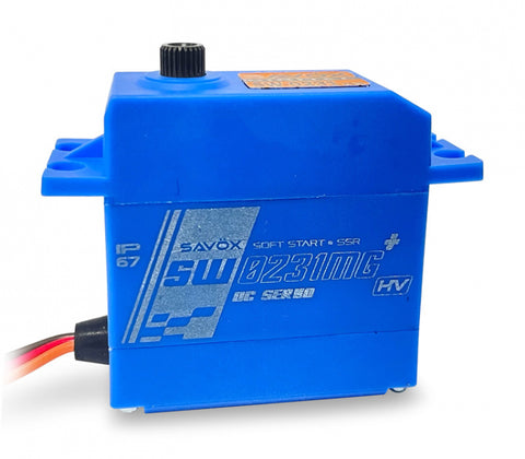 25kg @ 7.4V STD Size Waterproof Servo, Savox SW-0231MG PLUS