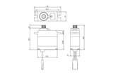 6.0kg @ 6V Micro Waterproof Digital Servo, Savox SW-0267MG