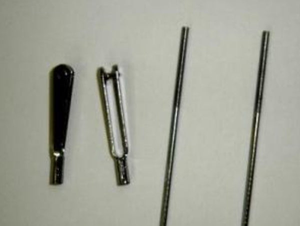 Steel Pushrods Twin Pack, M2 Thread with Clevises, Ming Yang