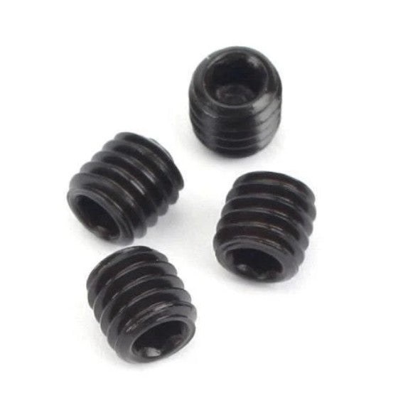 4mm (M4) x 6mm Grub (Socket Set) Screws, 4pkg, Du-Bro