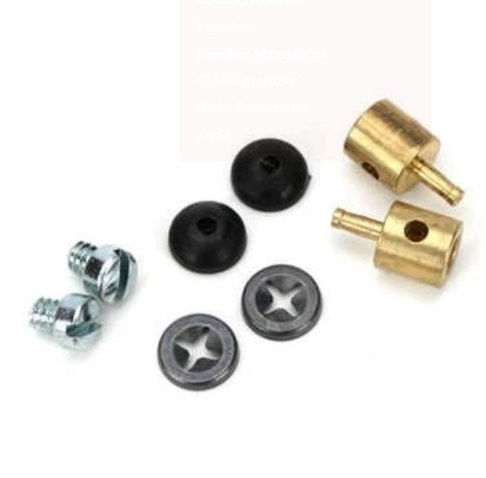 E/Z Connector (For 2-56 Pushrod), 2pkg, Du-Bro