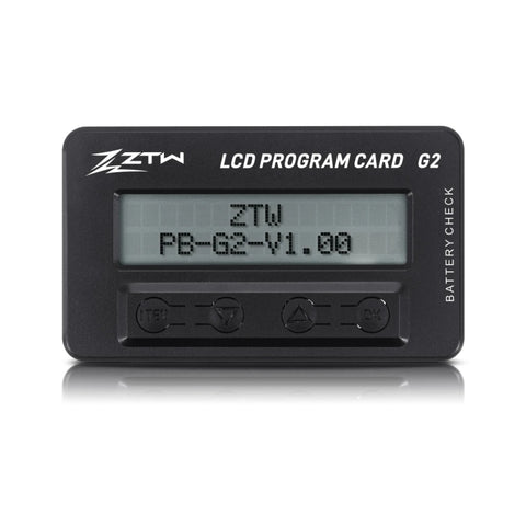 ESC Programing Card G2, ZTW