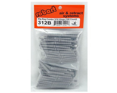 3/16 Hinge Points Pin Hinges, Big Bag 100pk, Robart