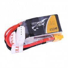 450mAh 3S 11.1V 75C LiPo, XT30 Plug, Gens Ace Tattu