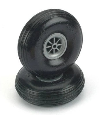 3-1/2" Dia. Treaded Lightweight Wheels, Du-Bro