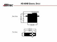 HS-45HB AGTT Premium Feather Servo, Hitec