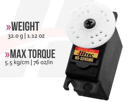 HS-5245MG Mini Metal Gear Servo