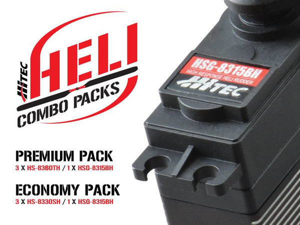 Heli Combo Pack, Economy Pack, Hitec