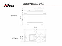 D645MW 32-Bit, High Torque, Metal Gear Servo