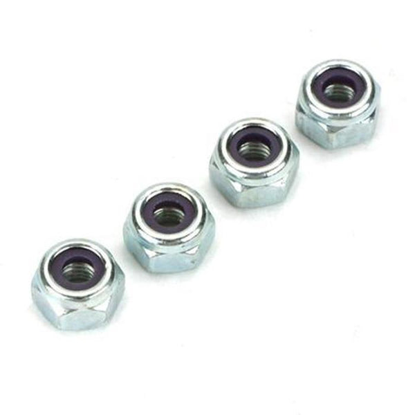 10-32, Nylon Insert Lock Nuts, Zinc Plated, 4pkg, Du-Bro