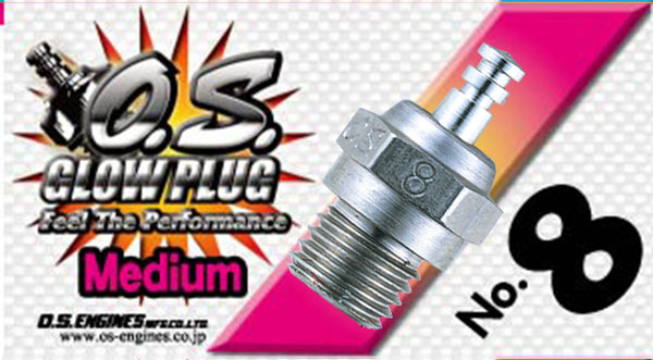 Glow Plug #8, O.S.