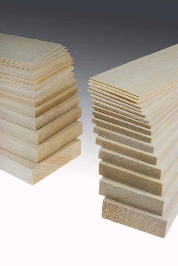 4mm x 100mm x 915mm, Balsa Sheet