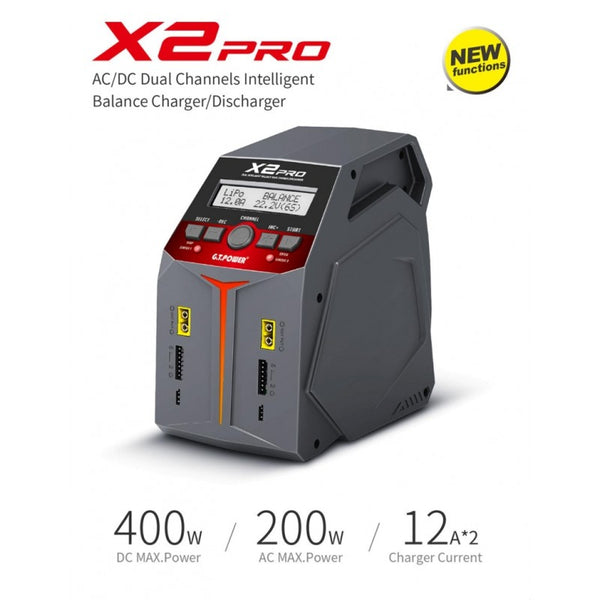 X2 Pro V2 Dual Channel Smart Charger, G.T. Power