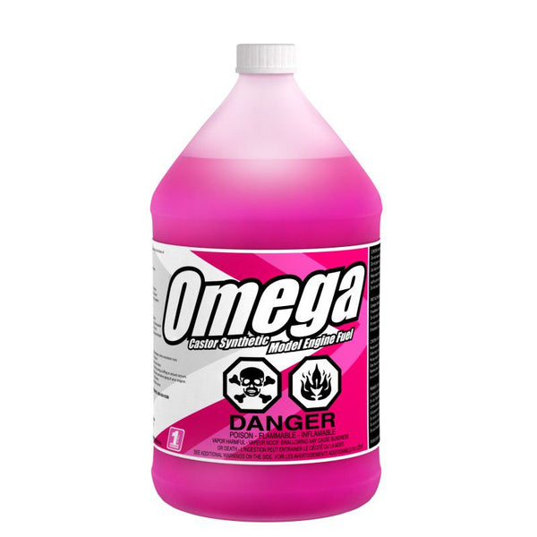 OMEGA 15% Nitro Castor/Synthetic Air/Heli Fuel, 1 Gallon, Morgan Fuels
