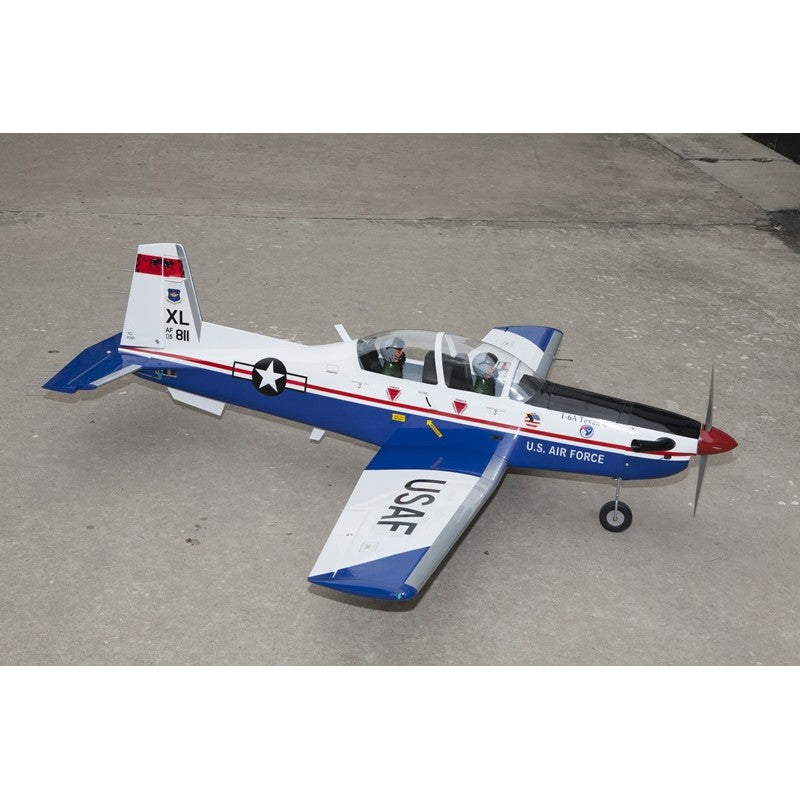 Texan T-6A II 1.6m, Blue/White, No Retracts, ARF Kit, Seagull Models