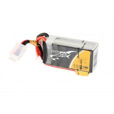 1550mAh 4S 14.8V 45C FPV LiPo, XT60 Plug, Gens Ace Tattu