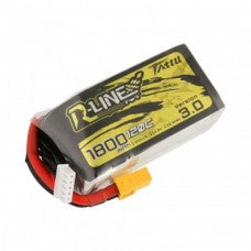 1800mAh 4S 14.8V 120C R-Line V 3.0 LiPo, XT60 Plug, Gens Ace Tattu