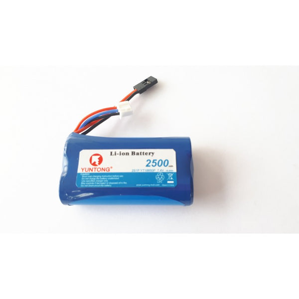 2500mAh 2S 7.4V 10C Li-Ion Pack, Spk/JR Plug