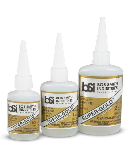 Super-Gold™ Odorless Foam-Safe Thin CA Glue 1/2oz, BSI
