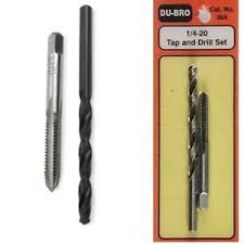 Tap And Drill Set 1/4-20, Du-Bro
